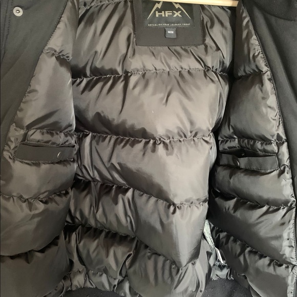 HFX Duck Down Jacket With Detachable Fur Hood - Picture 3 of 5